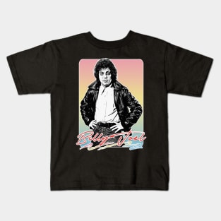 Billy Joel ///// Retro Style Fan Design Kids T-Shirt